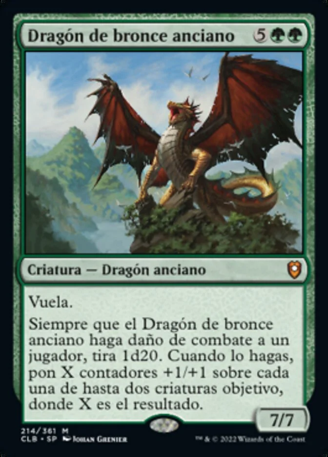 Dragón de bronce anciano (Commander Legends: Battle for Baldur's Gate) - Magic: The Gathering in TCG Land México