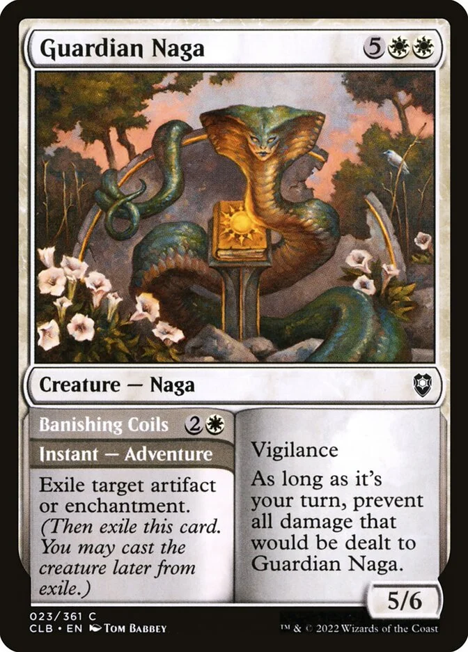 Guardian Naga (Commander Legends: Battle for Baldur's Gate) - Magic: The Gathering in TCG Land
