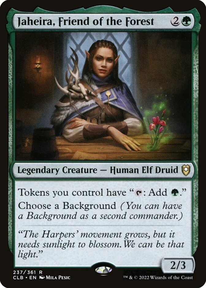 Jaheira, Friend of the Forest (Commander Legends: Battle for Baldur's Gate) - Magic: The Gathering in TCG Land