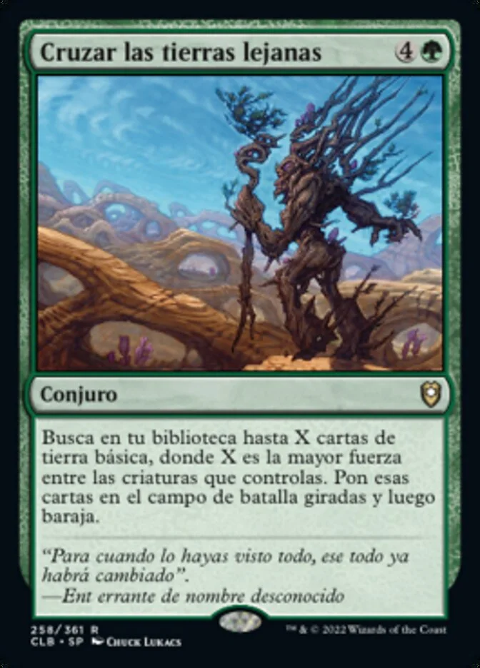 Cruzar las tierras lejanas (Commander Legends: Battle for Baldur's Gate) - Magic: The Gathering in TCG Land