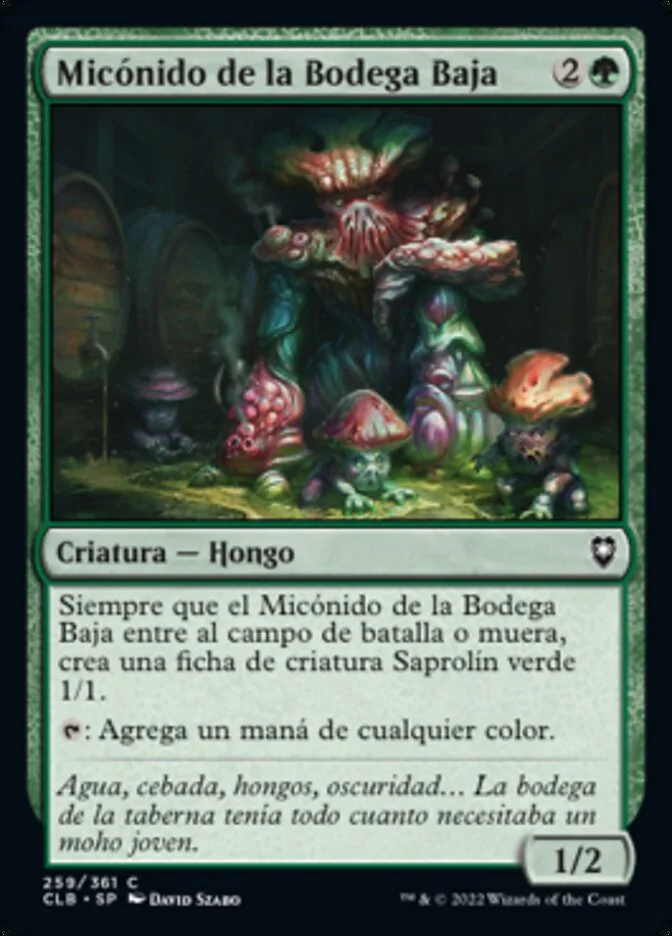 Micónido de la Bodega Baja (Commander Legends: Battle for Baldur's Gate) - Magic: The Gathering in TCG Land