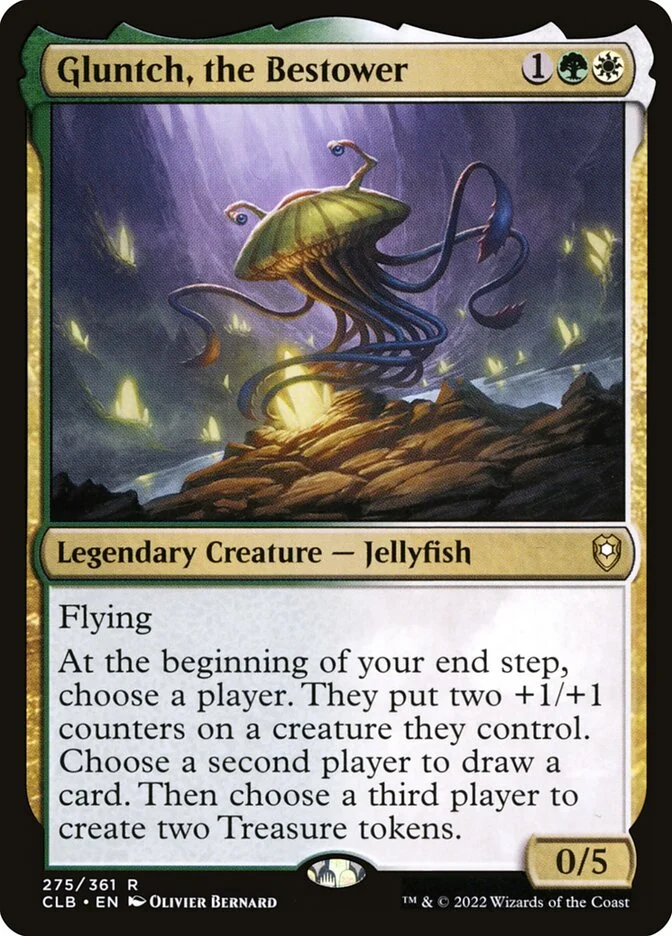 Gluntch, the Bestower (Commander Legends: Battle for Baldur's Gate) - Magic: The Gathering in TCG Land