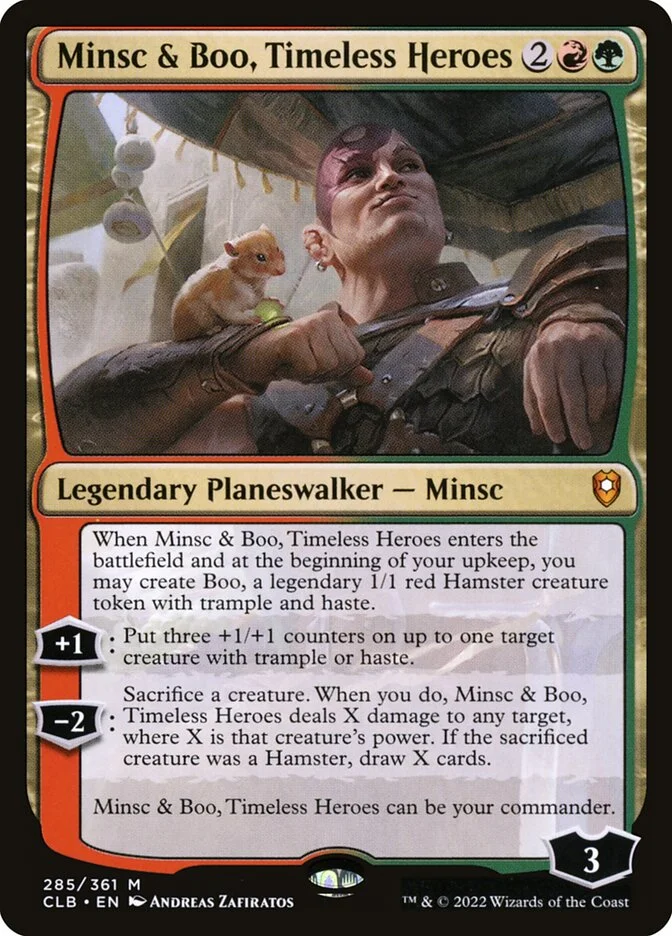 Minsc & Boo, Timeless Heroes (Commander Legends: Battle for Baldur's Gate) - Magic: The Gathering in TCG Land