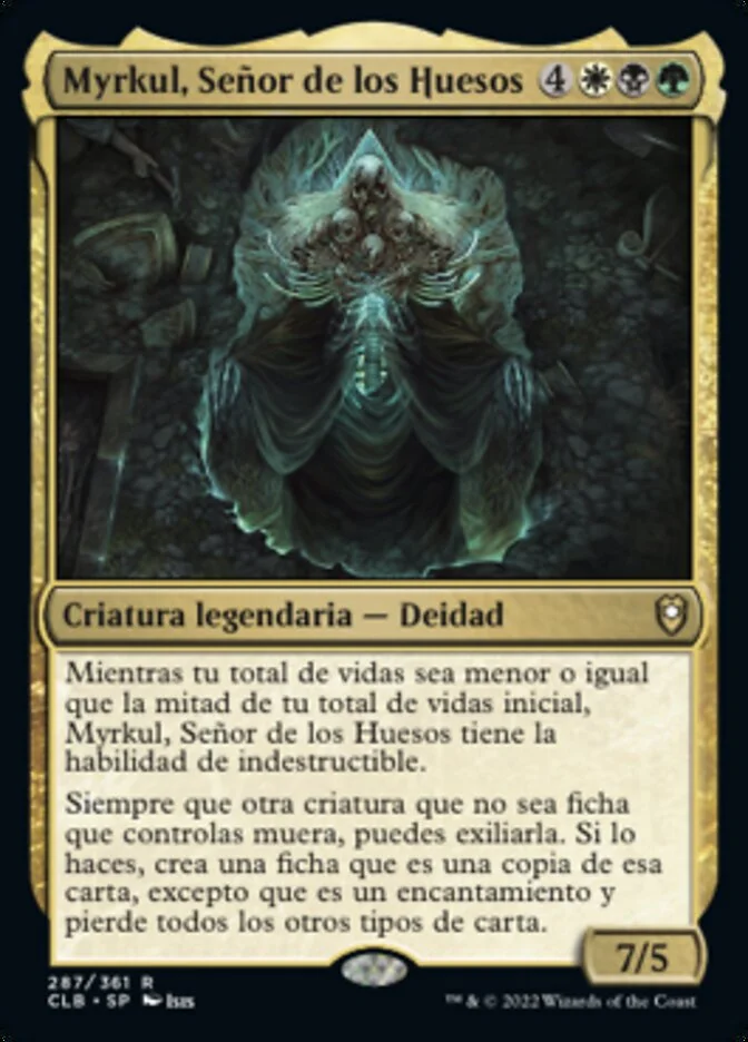 Myrkul, Señor de los Huesos (Commander Legends: Battle for Baldur's Gate) - Magic: The Gathering in TCG Land México