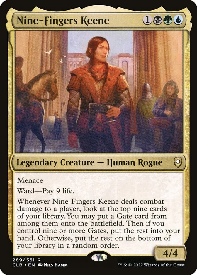 Nine-Fingers Keene (Commander Legends: Battle for Baldur's Gate) - Magic: The Gathering in TCG Land