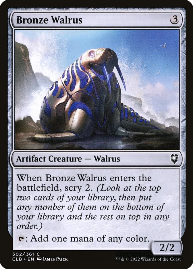 Bronze Walrus (Commander Legends: Battle for Baldur's Gate) - Magic: The Gathering in TCG Land
