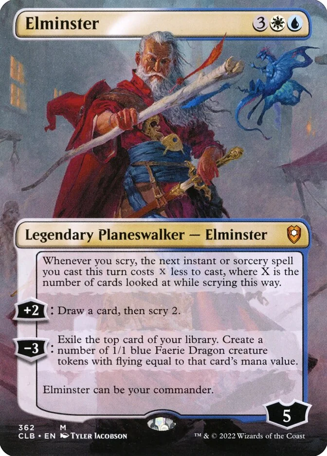 Elminster (Commander Legends: Battle for Baldur's Gate) - Magic: The Gathering in TCG Land