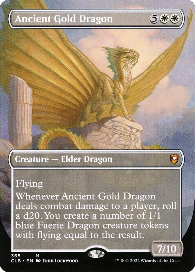 Ancient Gold Dragon (Commander Legends: Battle for Baldur's Gate) - Magic: The Gathering in TCG Land