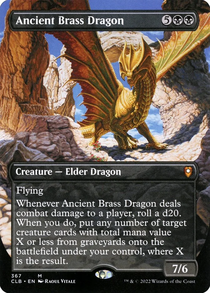 Ancient Brass Dragon (Commander Legends: Battle for Baldur's Gate) - Magic: The Gathering in TCG Land México