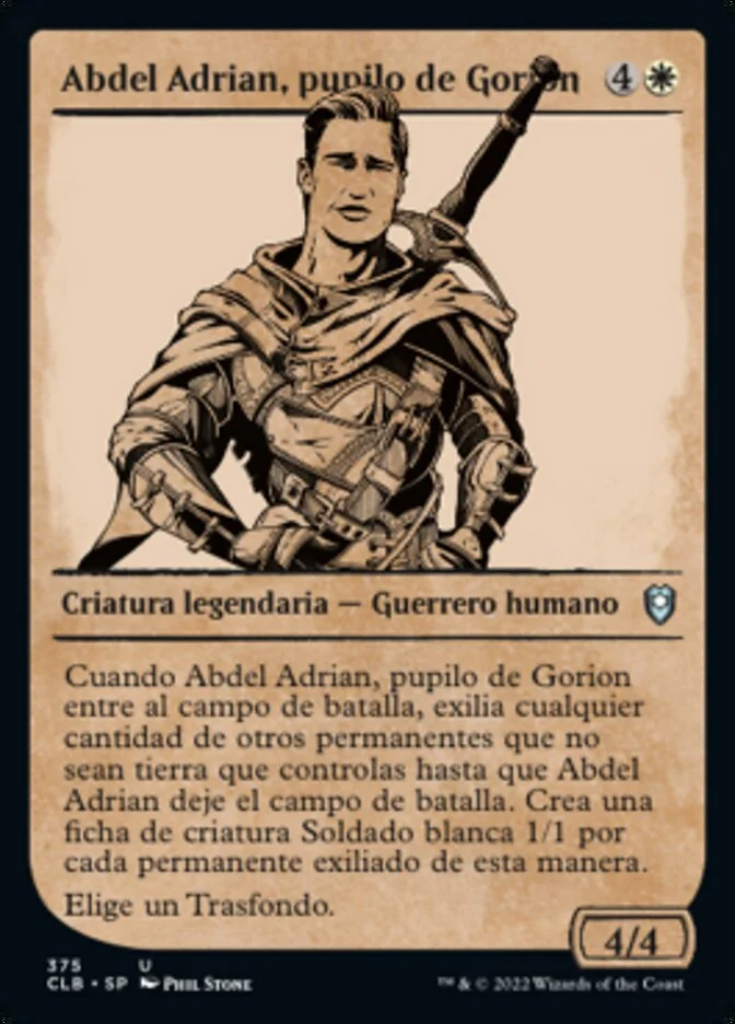 Abdel Adrian, pupilo de Gorion (Commander Legends: Battle for Baldur's Gate) - Magic: The Gathering in TCG Land