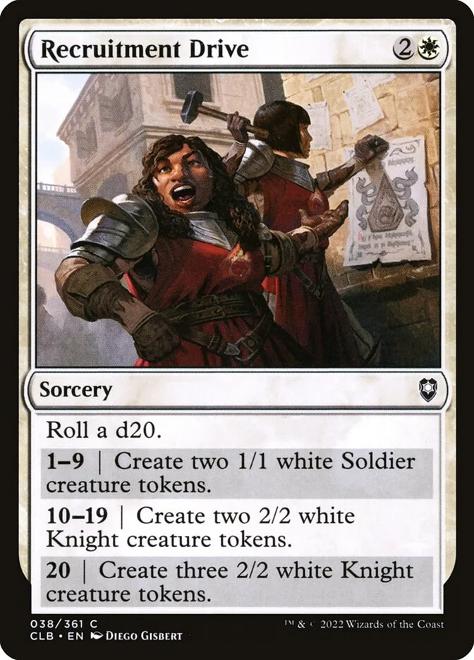 Recruitment Drive (Commander Legends: Battle for Baldur's Gate) - Magic: The Gathering in TCG Land México