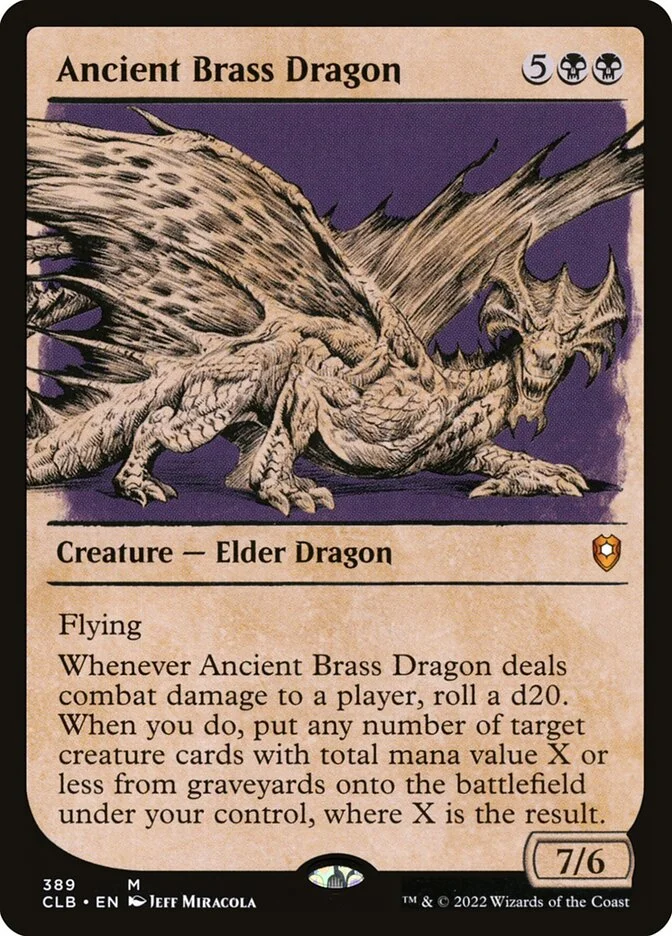 Ancient Brass Dragon (Commander Legends: Battle for Baldur's Gate) - Magic: The Gathering in TCG Land México