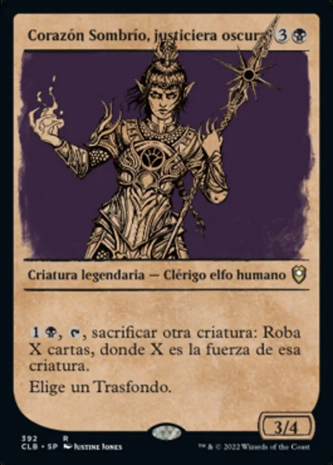 Corazón Sombrío, justiciera oscura (Commander Legends: Battle for Baldur's Gate) - Magic: The Gathering in TCG Land México