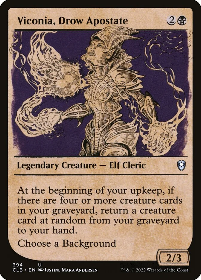 Viconia, Drow Apostate (Commander Legends: Battle for Baldur's Gate) - Magic: The Gathering in TCG Land