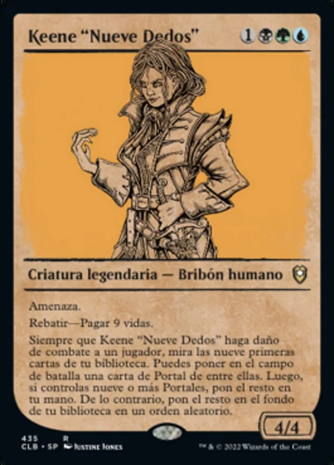 Keene "Nueve Dedos" (Commander Legends: Battle for Baldur's Gate) - Magic: The Gathering in TCG Land