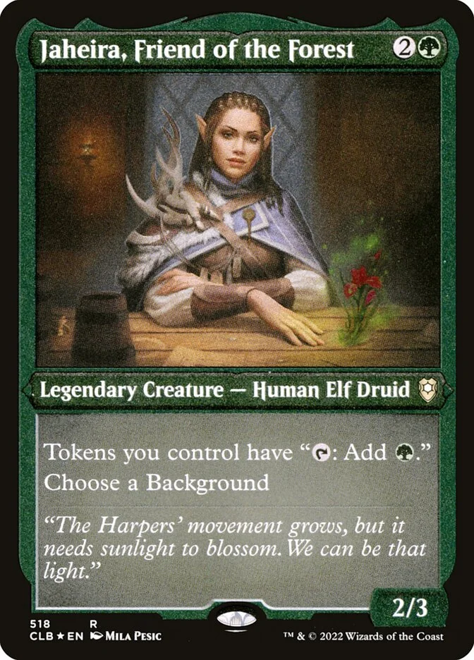 Jaheira, Friend of the Forest (Commander Legends: Battle for Baldur's Gate) - Magic: The Gathering in TCG Land