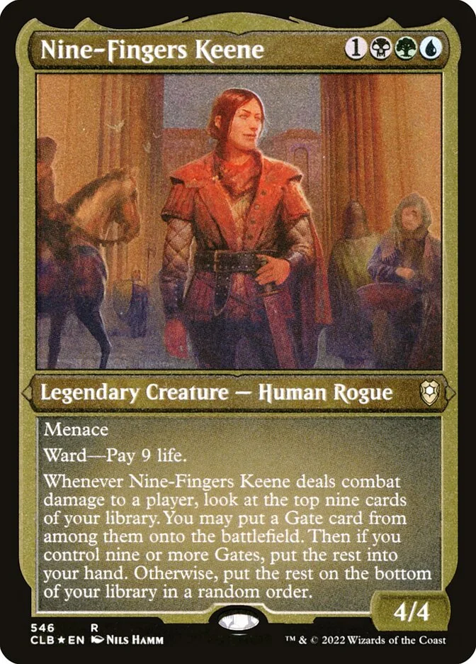 Nine-Fingers Keene (Commander Legends: Battle for Baldur's Gate) - Magic: The Gathering in TCG Land México