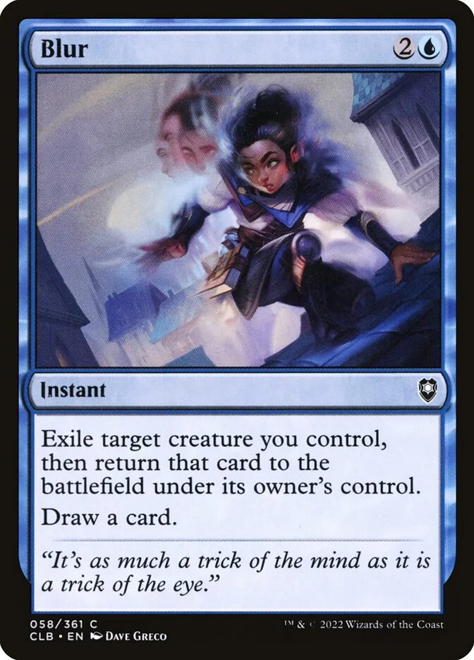 Blur (Commander Legends: Battle for Baldur's Gate) - Magic: The Gathering in TCG Land