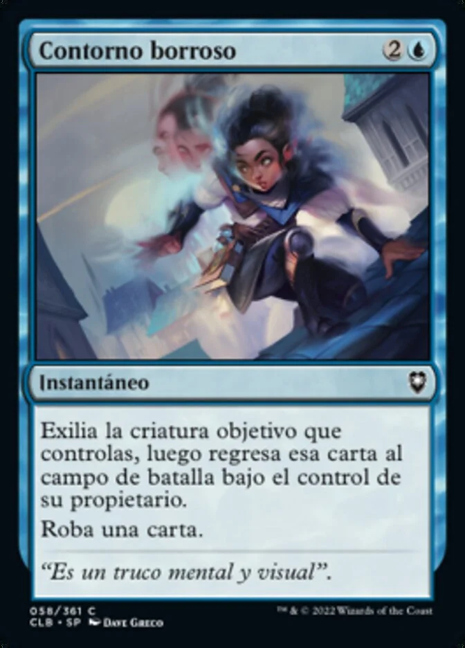 Contorno borroso (Commander Legends: Battle for Baldur's Gate) - Magic: The Gathering in TCG Land