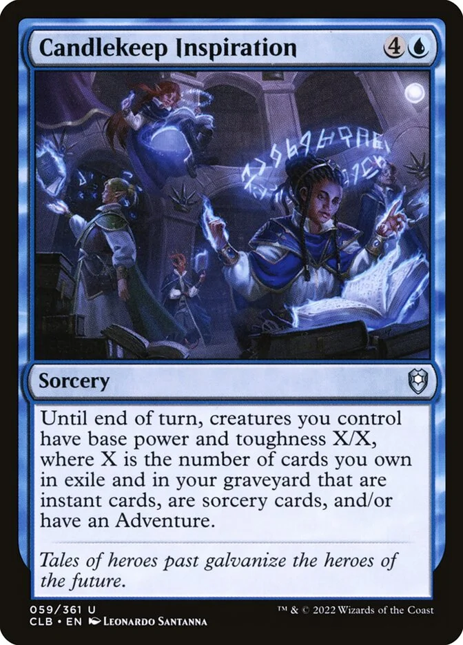 Candlekeep Inspiration (Commander Legends: Battle for Baldur's Gate) - Magic: The Gathering in TCG Land