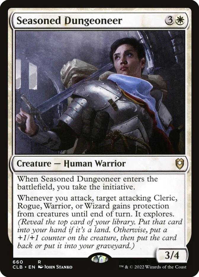 Seasoned Dungeoneer (Commander Legends: Battle for Baldur's Gate) - Magic: The Gathering in TCG Land