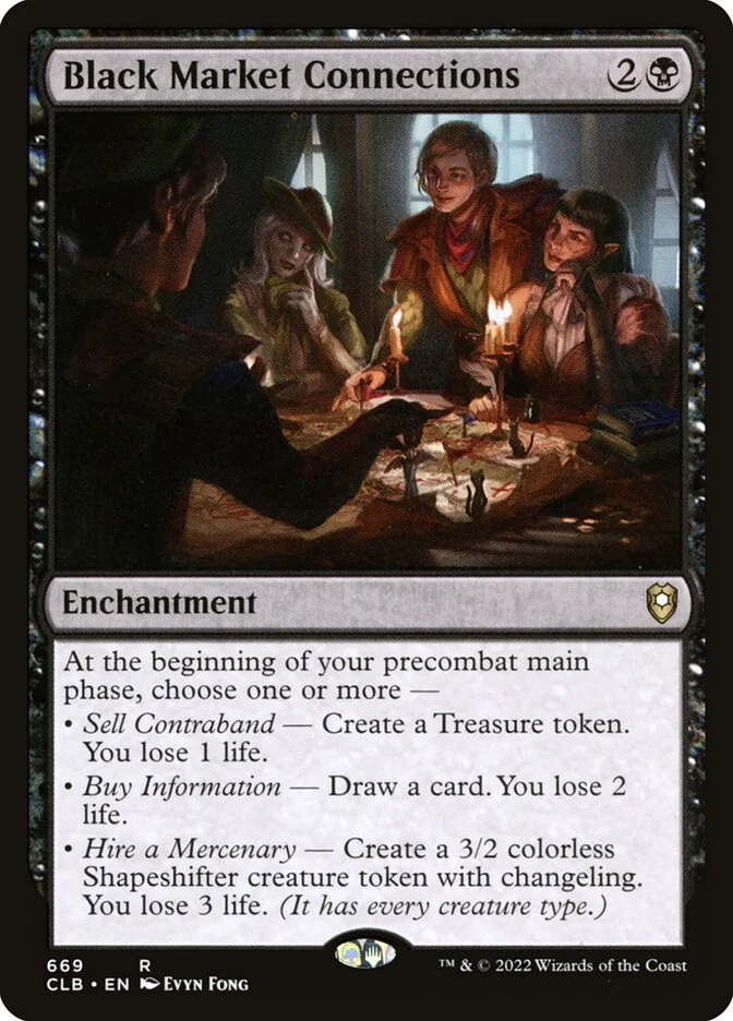 Black Market Connections (Commander Legends: Battle for Baldur's Gate) - Magic: The Gathering in TCG Land México
