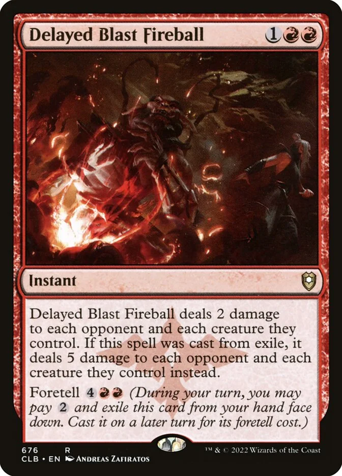 Delayed Blast Fireball (Commander Legends: Battle for Baldur's Gate) - Magic: The Gathering in TCG Land