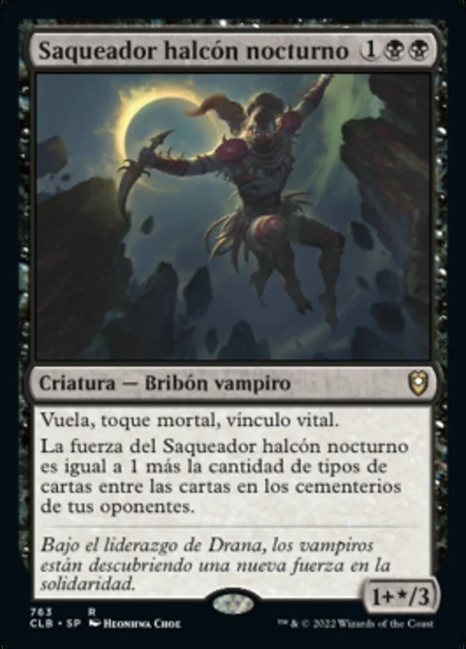Saqueador halcón nocturno (Commander Legends: Battle for Baldur's Gate) - Magic: The Gathering in TCG Land