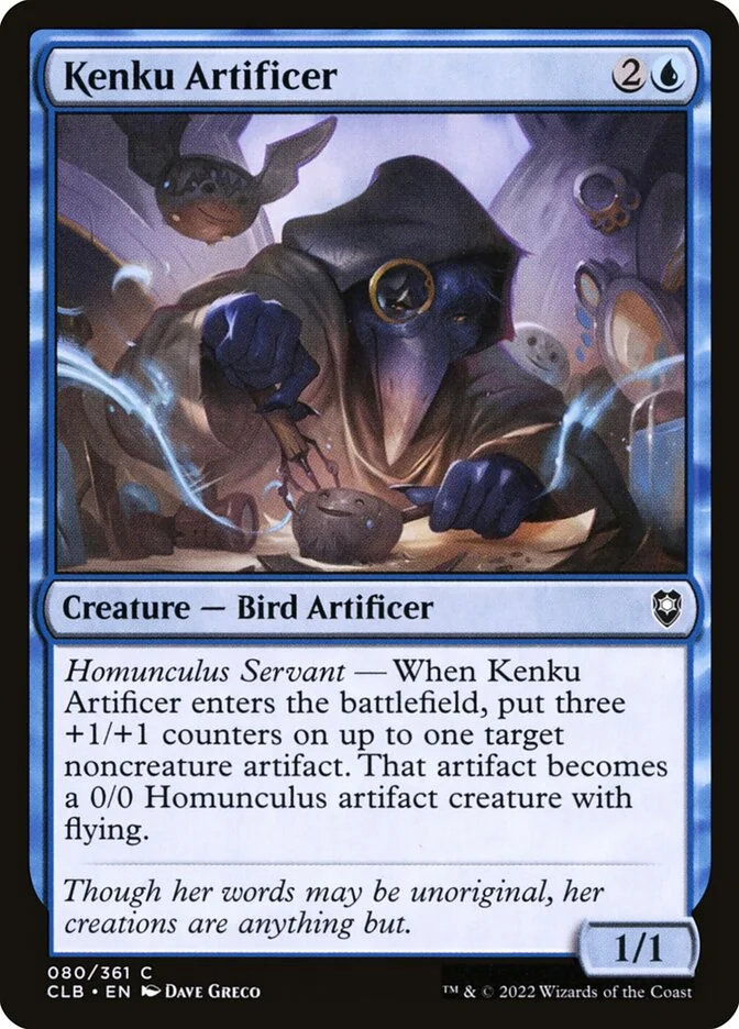 Kenku Artificer (Commander Legends: Battle for Baldur's Gate) - Magic: The Gathering in TCG Land