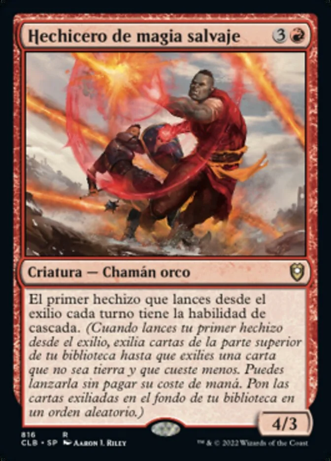 Hechicero de magia salvaje (Commander Legends: Battle for Baldur's Gate) - Magic: The Gathering in TCG Land