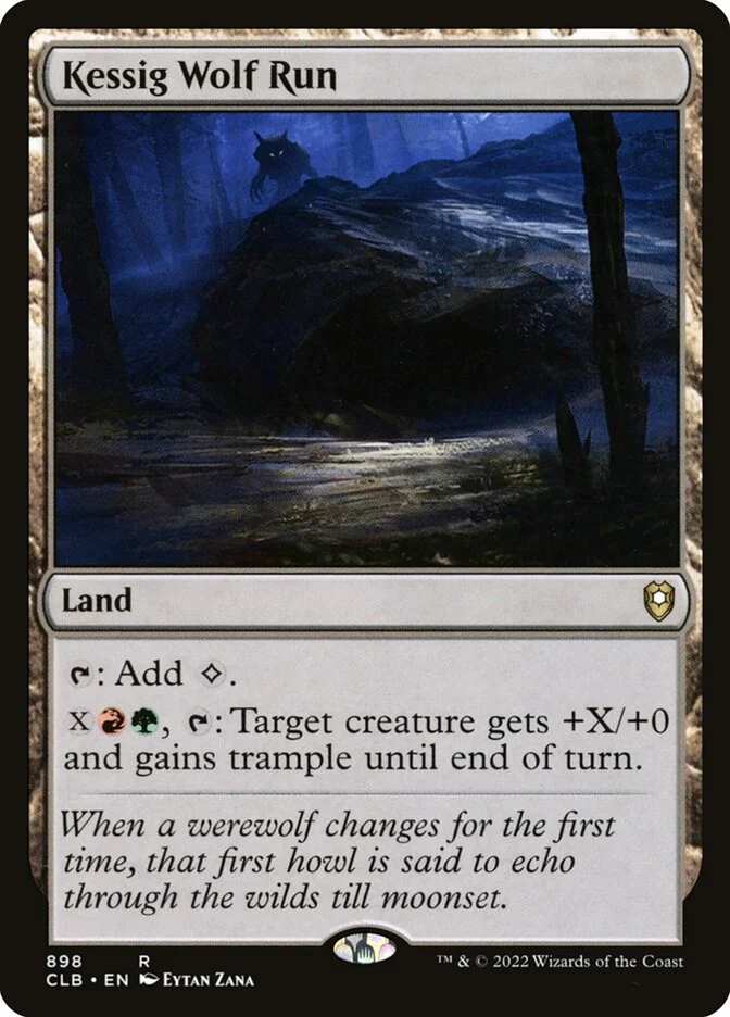 Kessig Wolf Run (Commander Legends: Battle for Baldur's Gate) - Magic: The Gathering in TCG Land México