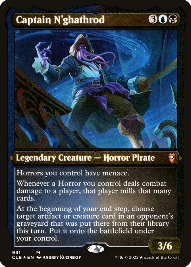 Captain N'ghathrod (Commander Legends: Battle for Baldur's Gate) - Magic: The Gathering in TCG Land México