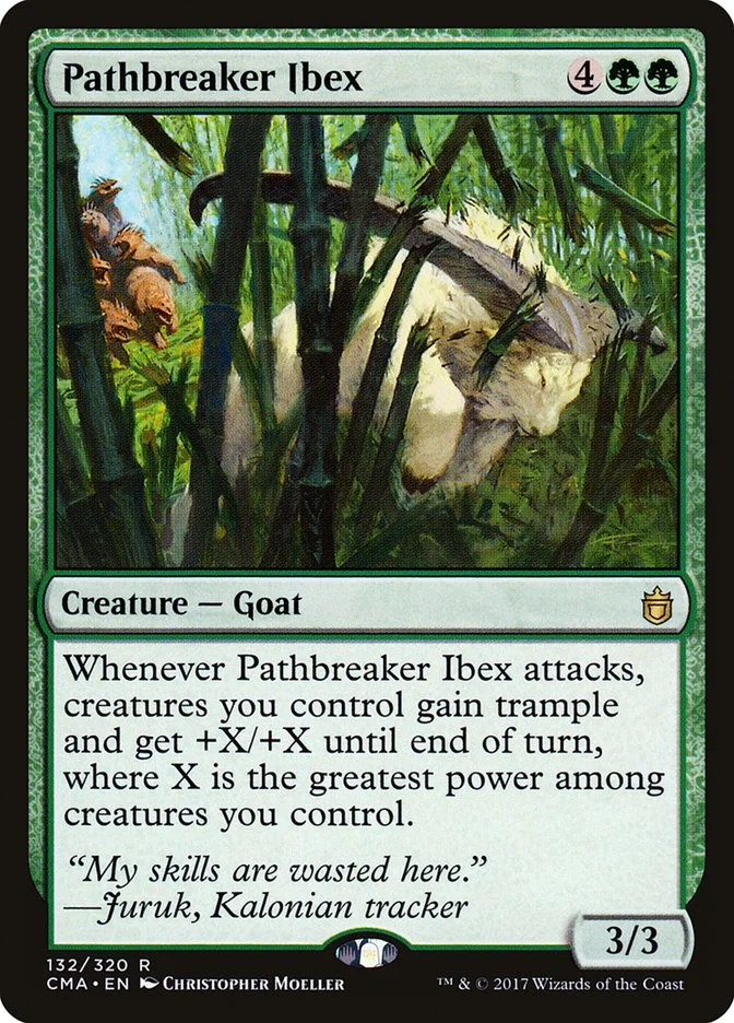 Pathbreaker Ibex (Commander Anthology) - Magic: The Gathering in TCG Land