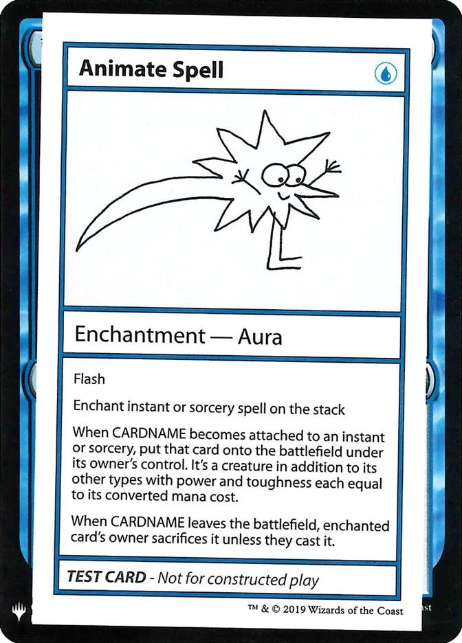 Animate Spell (Mystery Booster Playtest Cards 2019) - Magic: The Gathering in TCG Land