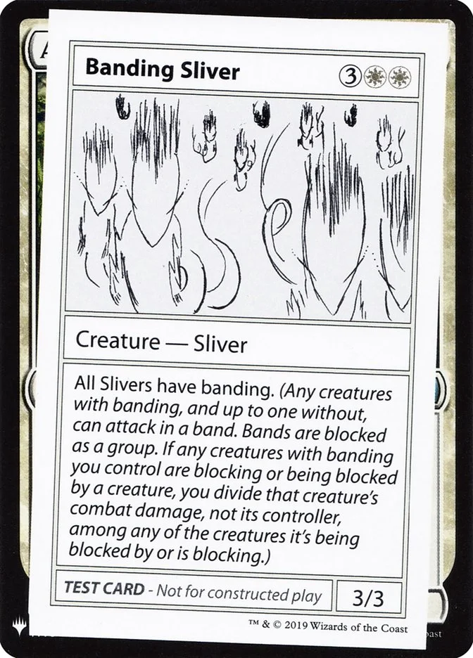 Banding Sliver (Mystery Booster Playtest Cards 2019) - Magic: The Gathering in TCG Land