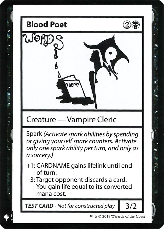 Blood Poet (Mystery Booster Playtest Cards 2019) - Magic: The Gathering in TCG Land