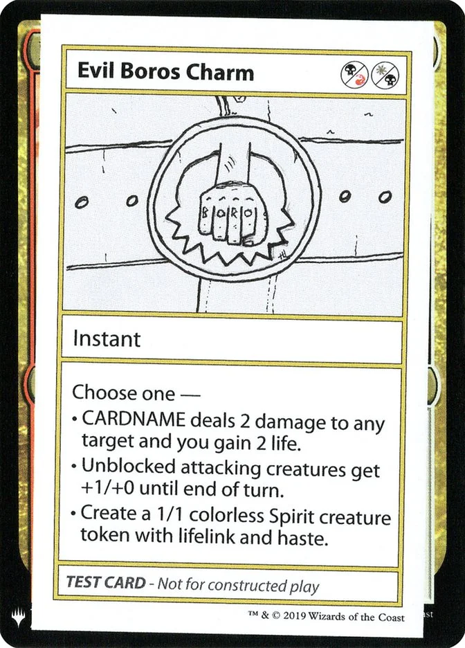 Evil Boros Charm (Mystery Booster Playtest Cards 2019) - Magic: The Gathering in TCG Land