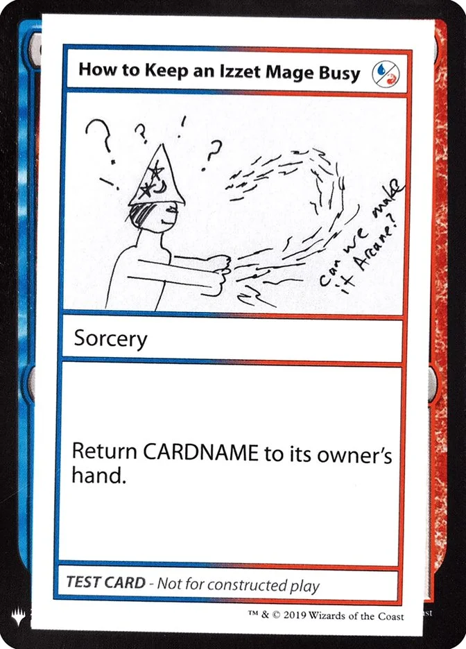 How to Keep an Izzet Mage Busy (Mystery Booster Playtest Cards 2019) - Magic: The Gathering in TCG Land México