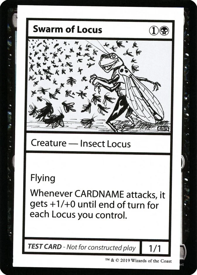 Swarm of Locus (Mystery Booster Playtest Cards 2021) - Magic: The Gathering in TCG Land