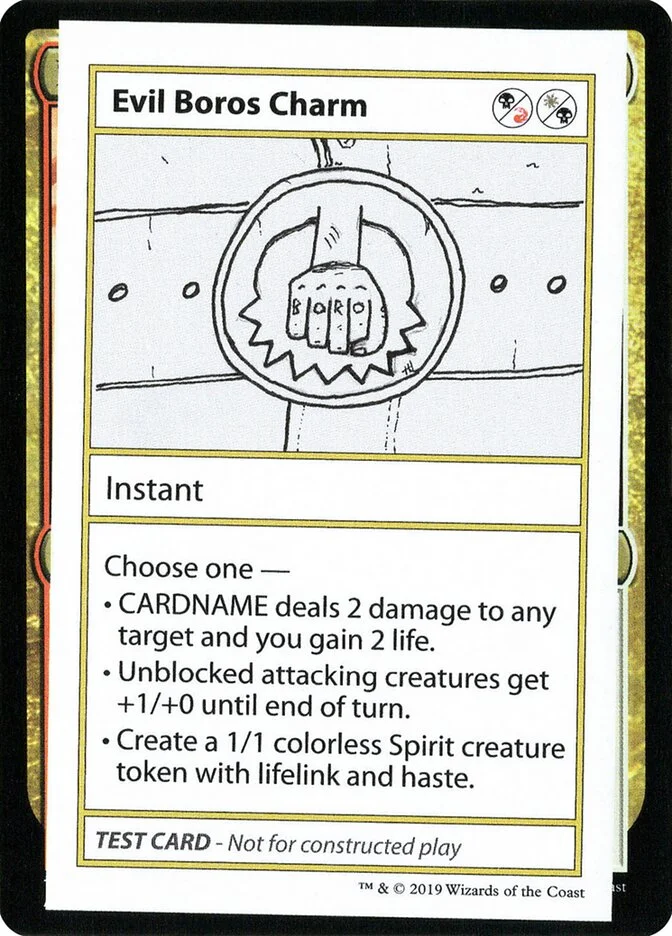 Evil Boros Charm (Mystery Booster Playtest Cards 2021) - Magic: The Gathering in TCG Land