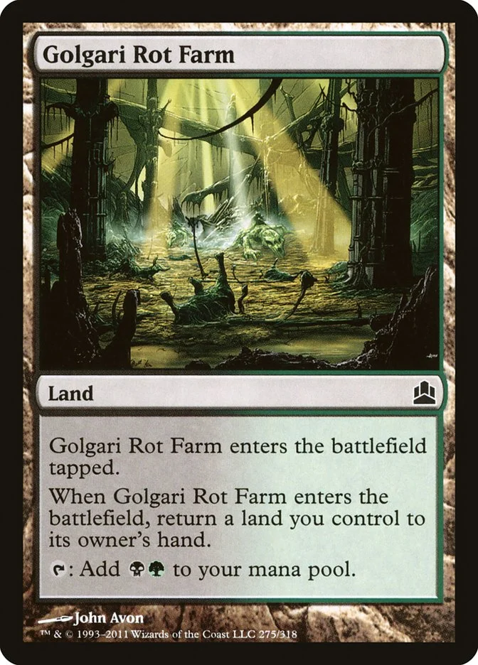 Golgari Rot Farm (Commander 2011) - Magic: The Gathering in TCG Land