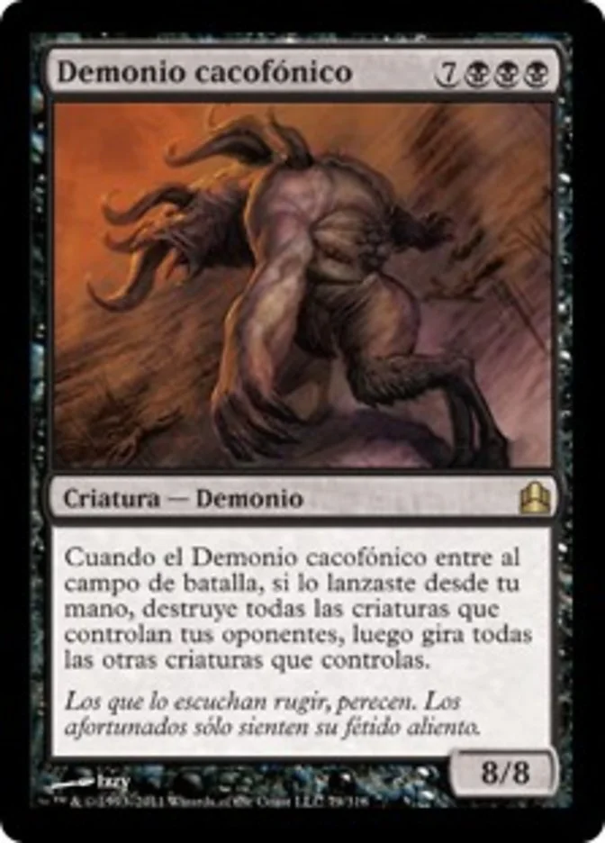 Demonio cacofónico (Commander 2011) - Magic: The Gathering in TCG Land