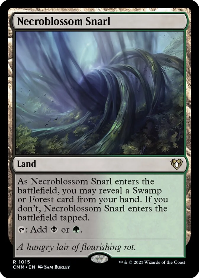 Necroblossom Snarl (Commander Masters) - Magic: The Gathering in TCG Land
