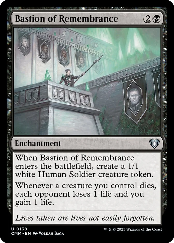 Bastion of Remembrance (Commander Masters) - Magic: The Gathering in TCG Land