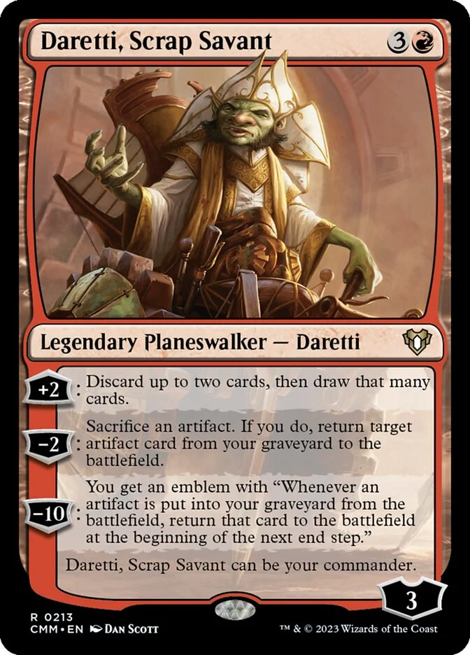 Daretti, Scrap Savant (Commander Masters) - Magic: The Gathering in TCG Land