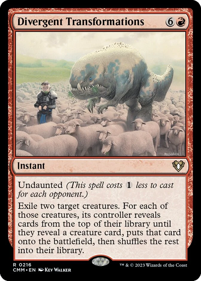 Divergent Transformations (Commander Masters) - Magic: The Gathering in TCG Land