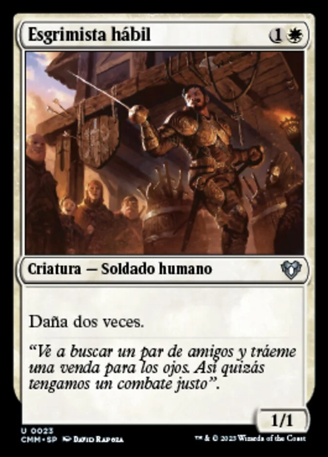 Esgrimista hábil (Commander Masters) - Magic: The Gathering in TCG Land