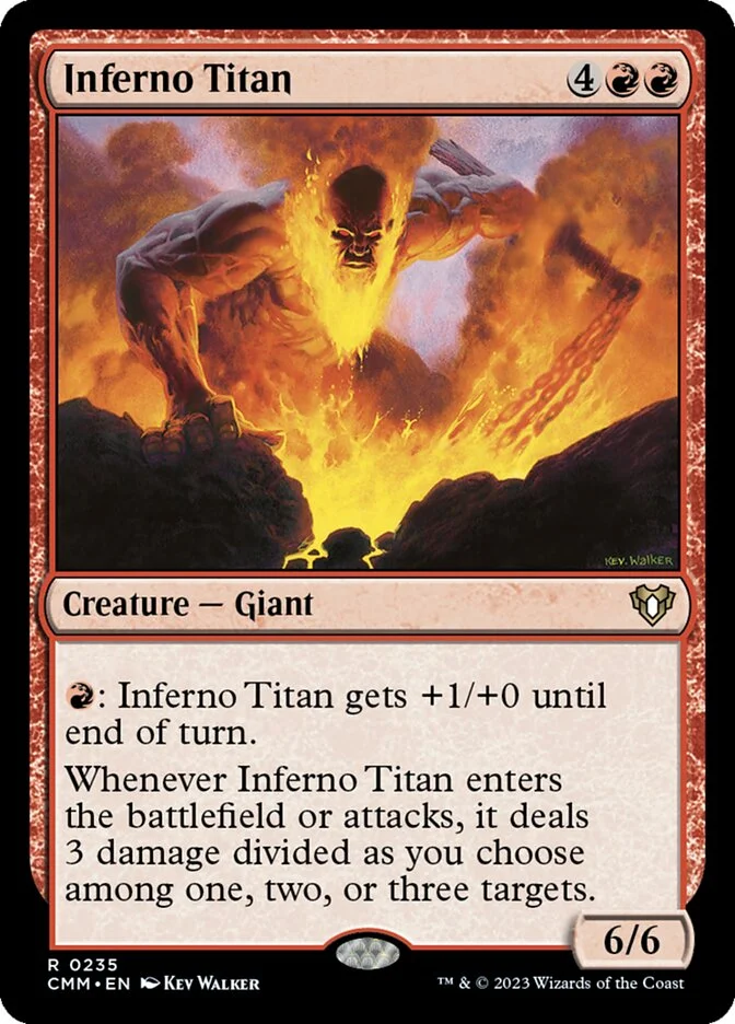Inferno Titan (Commander Masters) - Magic: The Gathering in TCG Land