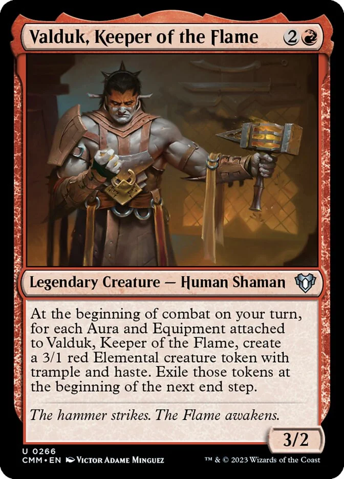 Valduk, Keeper of the Flame (Commander Masters) - Magic: The Gathering in TCG Land