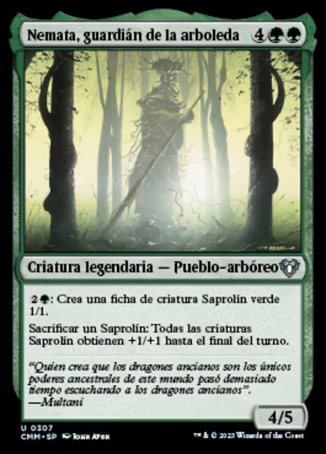 Nemata, guardián de la arboleda (Commander Masters) - Magic: The Gathering in TCG Land